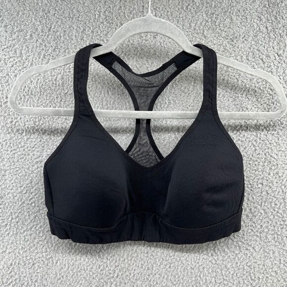 Lululemon Athletica Black Speed Up Bra Athletic High Support for C/D Cup size 8 - Picture 1 of 7
